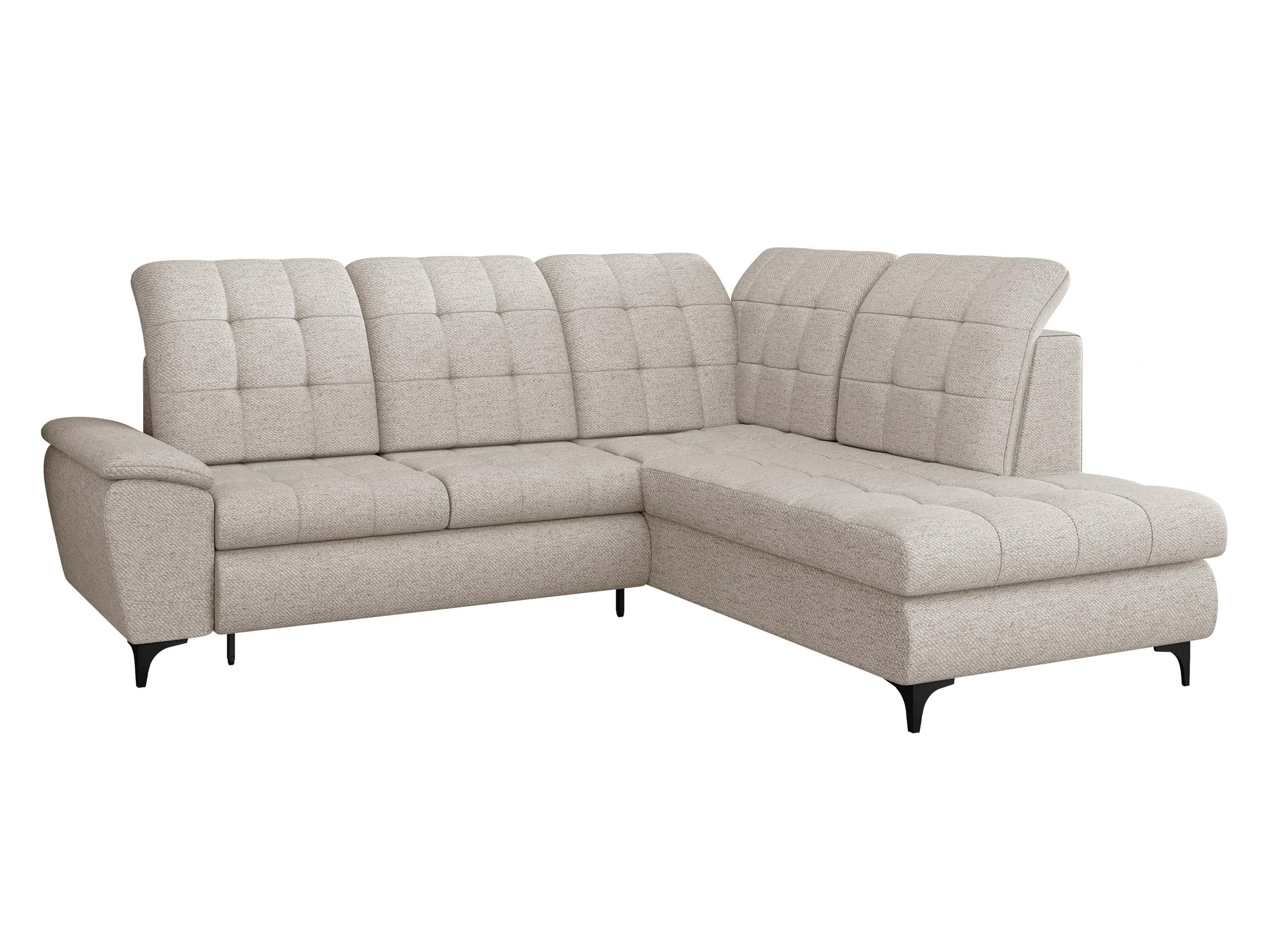 Mirjan24 Ecksofa Ferulk mit Bettkasten, 4 Sitzer L-Form Sofa mit Schlaffunktion, Eckcouch für Wohnzimmer, Couch mit Bettfunktion (Neve 03, Seite: Links)